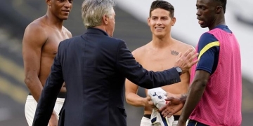 james-rodriguez-carlo-ancelotti-everton-yerry-mina-davinson-sanchez