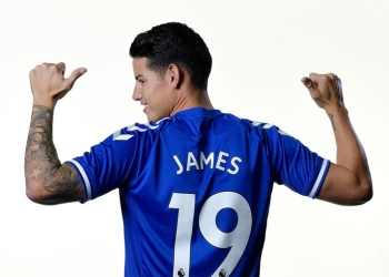 Premier League: titular de Everton en el debut de James Rodríguez