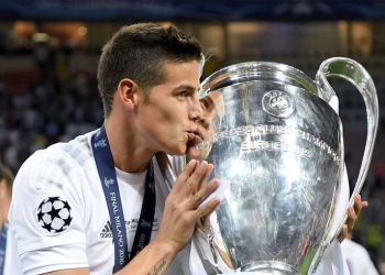 ¿Cuántos goles tiene James Rodríguez en Champions League?