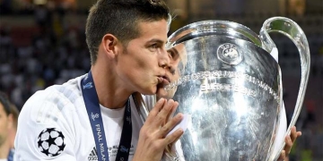 ¿Cuántos goles tiene James Rodríguez en Champions League?