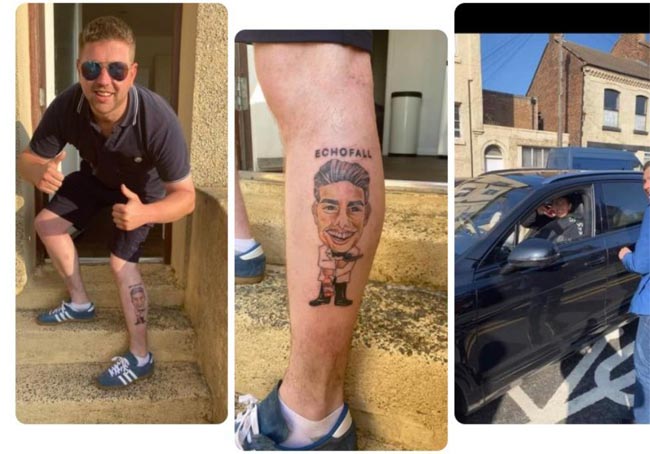¡Hincha de Everton se tatuó a James Rodríguez!