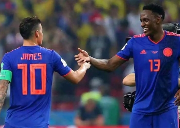 ¿Qué pasó la última vez que jugaron juntos Yerry Mina y James Rodríguez?