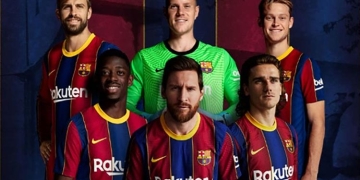 Barcelona usa imagen de Lionel Messi en la venta de sus nuevas camisetas