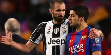 Luis Suárez, Giorgio Chiellini y el último trámite para ser fichaje de Juventus