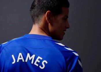 ¡James Rodríguez no jugará con la camiseta 10 del Everton!