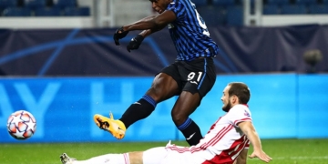Duván Zapata, Atalanta 2-2 Ajax, Champions League 2020-21