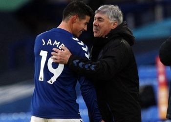 James Rodríguez: el mejor del Everton por cuarto partido consecutivo en la Premier League 2020-21