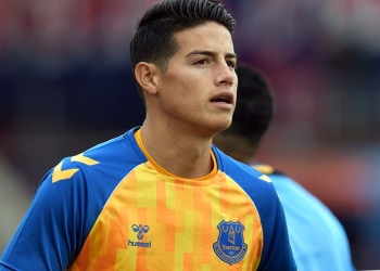 Formación titular del Everton contra el Fulham