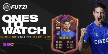 James Rodríguez está en el equipo de Ones to Watch