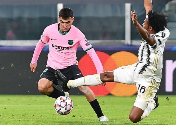 ¿Pedri bailó a Juan Guillermo Cuadrado en Champions League?