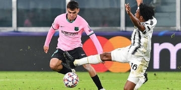 ¿Pedri bailó a Juan Guillermo Cuadrado en Champions League?