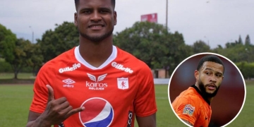 El nuevo delantero de América de Cali y su parecido… ¿a Memphis Depay?