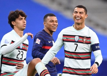 Kylian Mbappé le recordó a Cristiano Ronaldo que es su ídolo