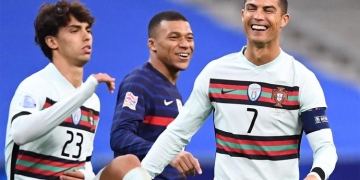 Kylian Mbappé le recordó a Cristiano Ronaldo que es su ídolo