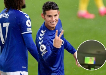 ¡Hinchas de Everton ya cantan la canción de James Rodríguez!