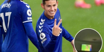 ¡Hinchas de Everton ya cantan la canción de James Rodríguez!