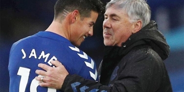 Carlo Ancelotti volvió a hablar maravillas de su consentido James Rodríguez