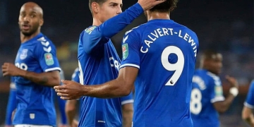 ¡Los únicos que en Europa marcaron más que James Rodríguez y Calvert-Lewin!