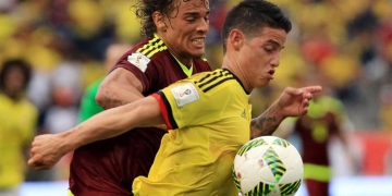 Así le fue a James Rodríguez con la Selección Colombia ante Venezuela