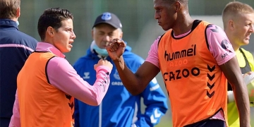 James Rodríguez, Yerry Mina y el último fichaje de Everton