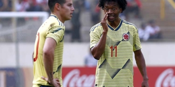 Cuadrado se sumó a la admiración por James Rodríguez