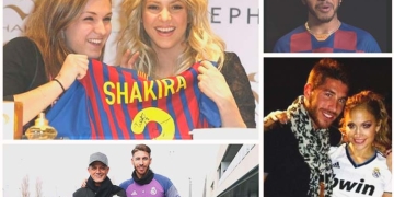 Hinchas famosos de Barcelona y Real Madrid