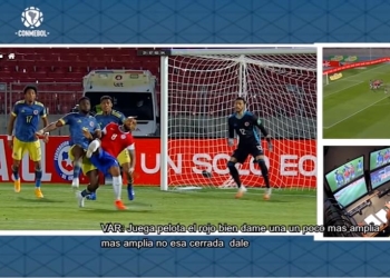 ¡El audio del VAR en el penalti contra la Selección Colombia!
