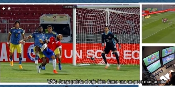 ¡El audio del VAR en el penalti contra la Selección Colombia!