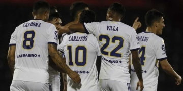 Con los 4 colombianos, Boca derrotó a Newells. Hubo asistencia de Cardona