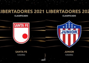 Independiente Santa Fe y Junior de Barranquilla clasificaron a la semifinal de la Liga BetPlay y aseguraron un cupo a Copa Libertadores.