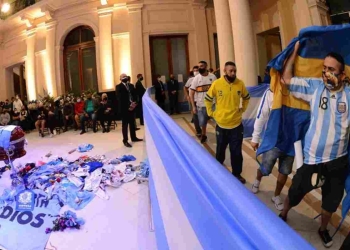 Polémica foto del cadáver de Diego Maradona