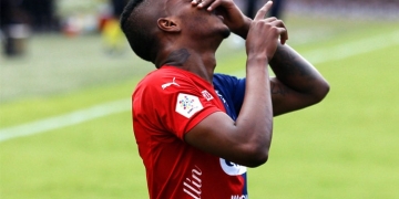 Larry Angulo, DIM, Deportivo Independiente Medellín, Independiente Santa Fe, Liga BetPlay 2020