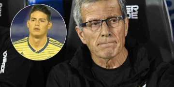 Lo que dijo Tábarez sobre Colombia y James Rodríguez