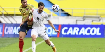 Jugador uruguayo da positivo para Covid-19 tras enfrentar a Colombia