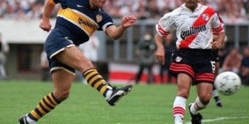 Último partido oficial de Diego Maradona Boca 2 - 1 River