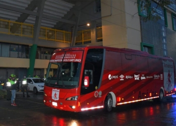 América de Cali se presentó en el estadio para el partido ante Cúcuta Deportivo
