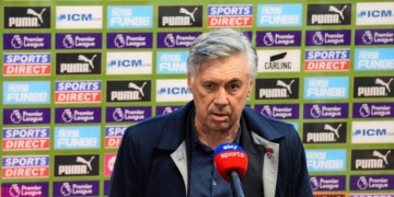 Lo que dijo Ancelotti de la primera derrota de Everton sin James Rodríguez