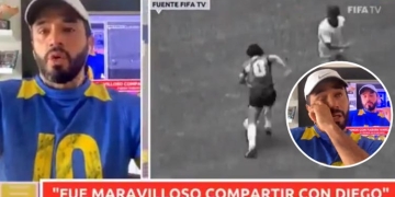Fabián Vargas, su llanto por Maradona y el gran tesoro que le dejó Diego
