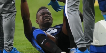 Jhon Córdoba: lesionado y descartado para la Selección Colombia