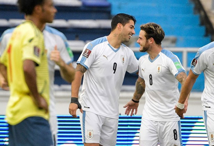 Luis Suárez y más contagios de COVID-19 en Uruguay tras partido ante la Selección Colombia