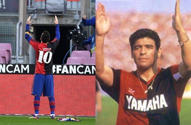 ¡Del 10 para el 10! Conmovedor homenaje de Messi a Maradona