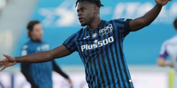 Atalanta goleó, pero Duván Zapata prolongó su sequía goleadora