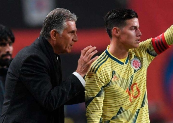 Carlos Queiroz: "Nunca pude contar con la mejor versión de James Rodríguez"