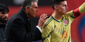 Carlos Queiroz: "Nunca pude contar con la mejor versión de James Rodríguez"
