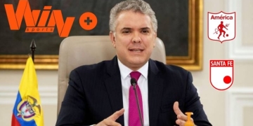 Presidente Iván Duque está de acuerdo con que la final América Vs. Santa Fe se vea en señal abierta