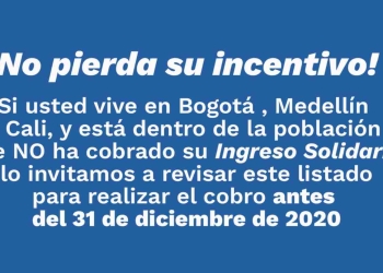 Ingreso Solidario 31 de diciembre: Mensaje Prosperidad Social