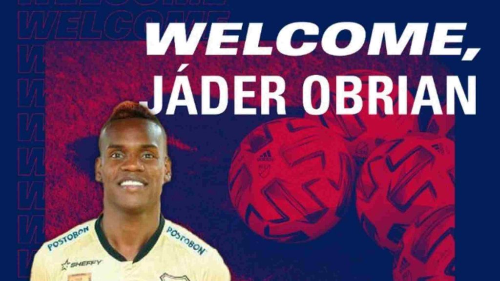 Jáder Obrian fue presentado en su nuevo equipo de la MLS