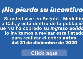 Listados de beneficiarios pendientes del Ingreso Solidario