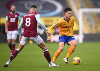 ¿Qué le pasó a James Rodríguez en el Burnley vs. Everton?