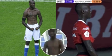 Santiago Moreno y el origen de su celebración como Mario Balotelli